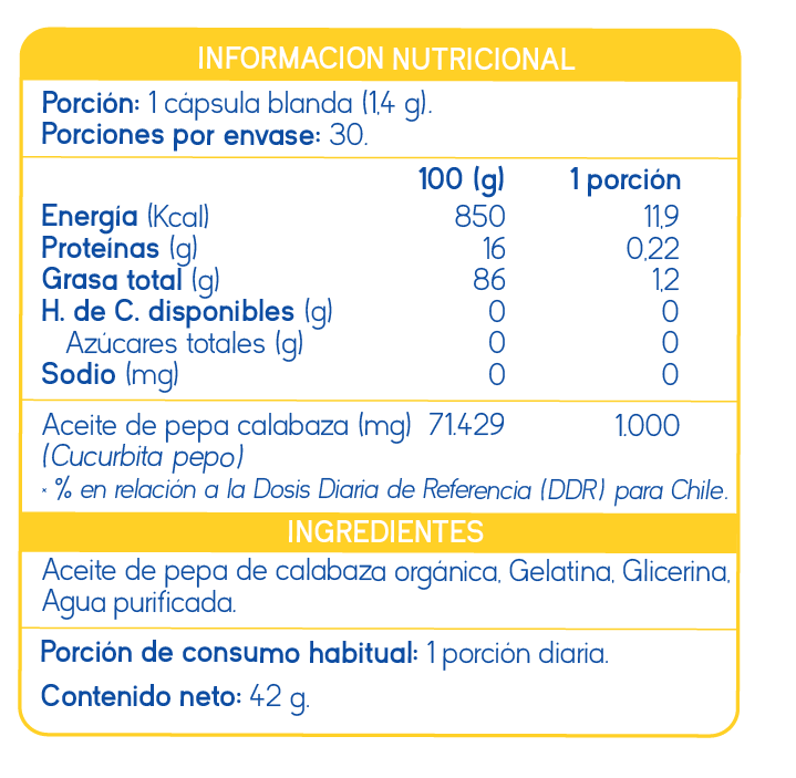 Pepa de Calabaza - Suplemento Natural para Salud Prostática - Imagen 2
