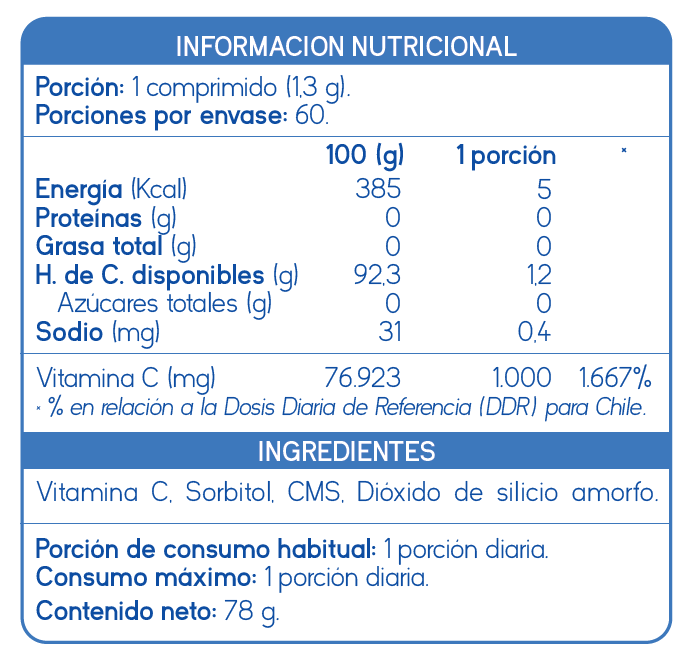 Vitamina C1000 mg - Suplemento para Inmunidad y Protección Antioxidante - Imagen 2