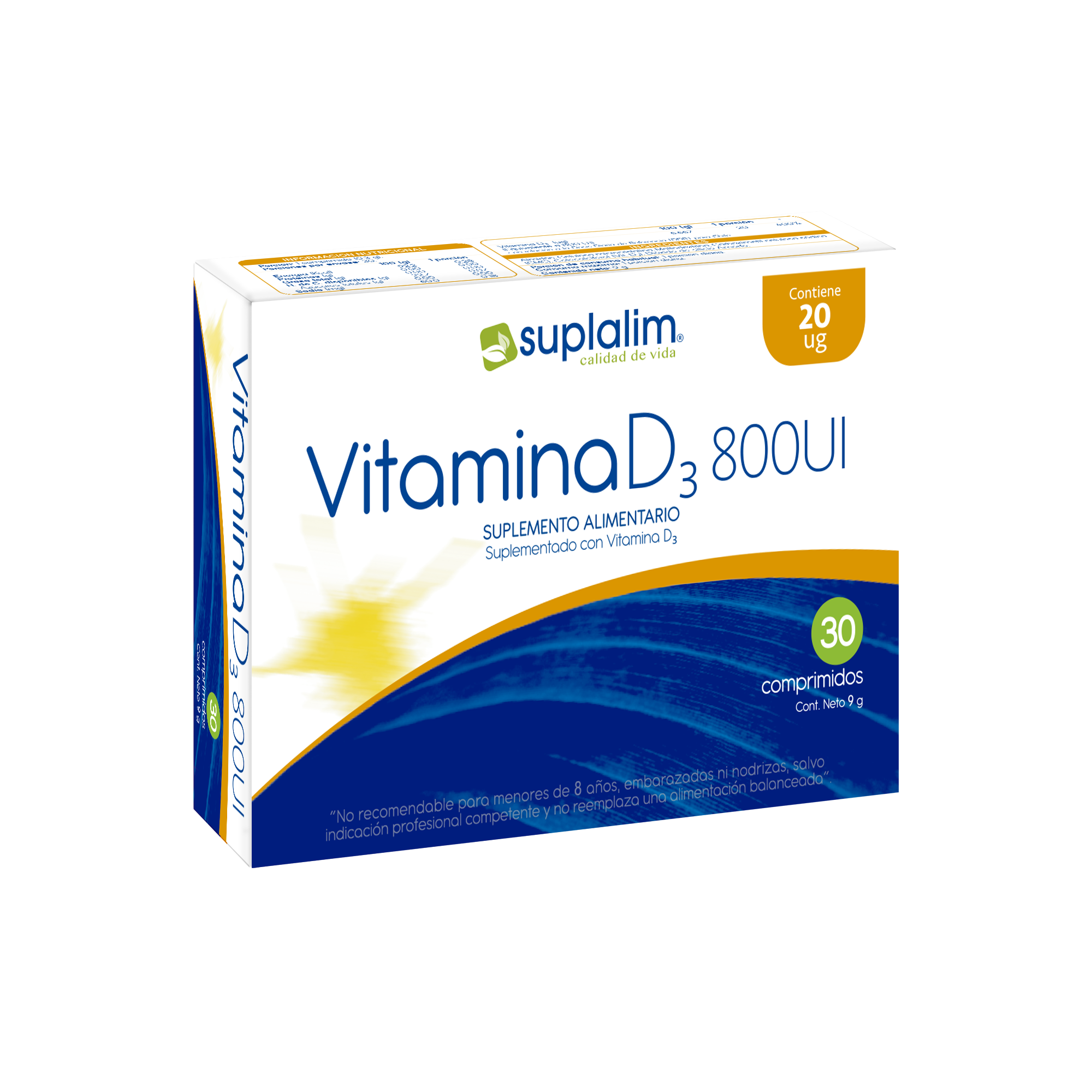 Suplemento para salud ósea y sistema inmune