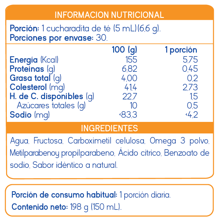 Jarabe DHA Mini - Omega 3 para Desarrollo Cerebral Infantil - Imagen 2