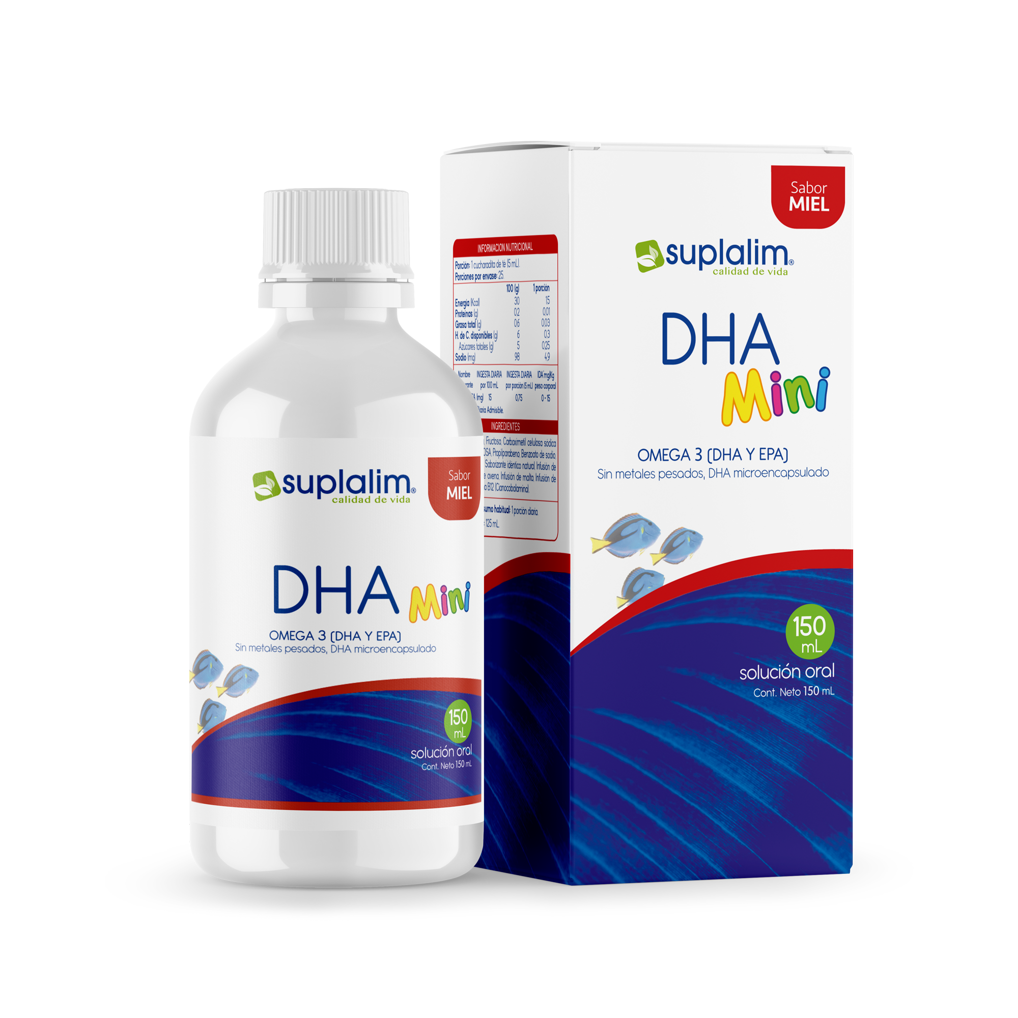 Jarabe DHA Mini para desarrollo cerebral infantil